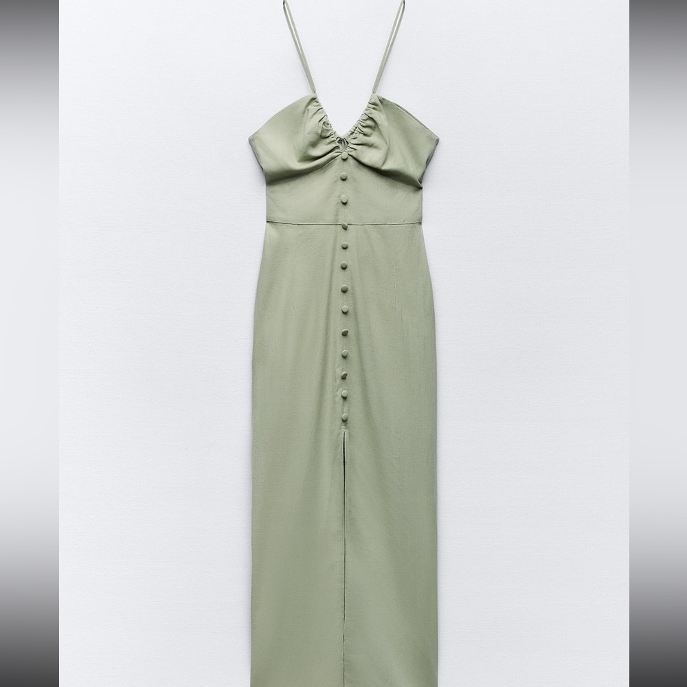 NWT 🔥ZARA NWT LINEN DRESS